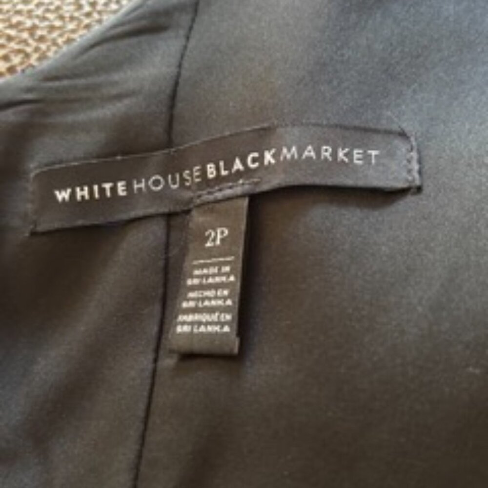 White House Black Market Black Formal Dress, Size 2P - Picture 12 of 15